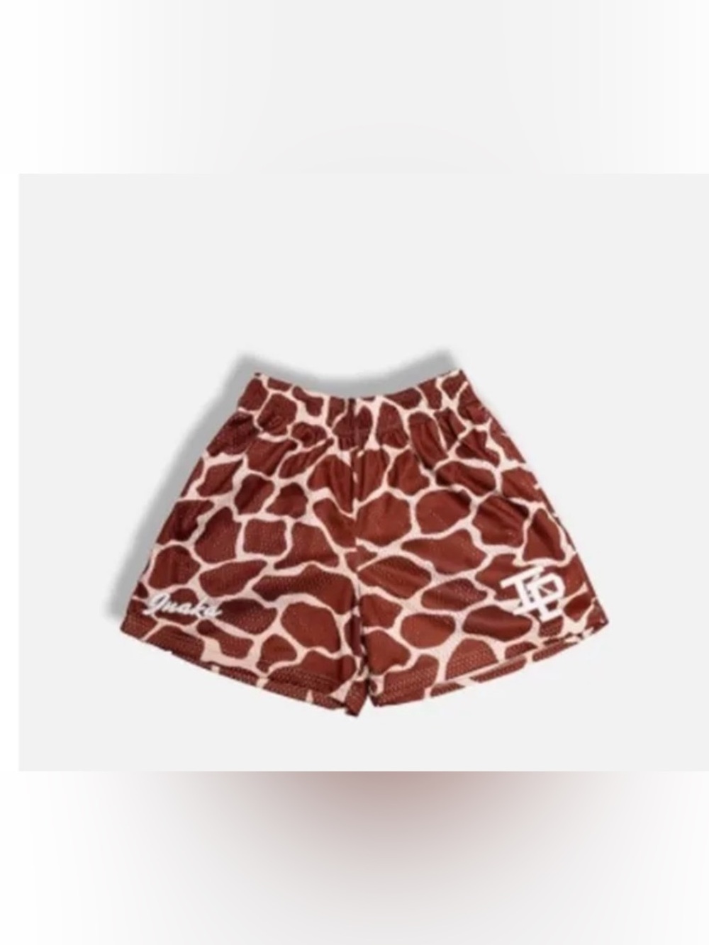 Inaka Power classic mesh giraffe  🦒 print short size large
